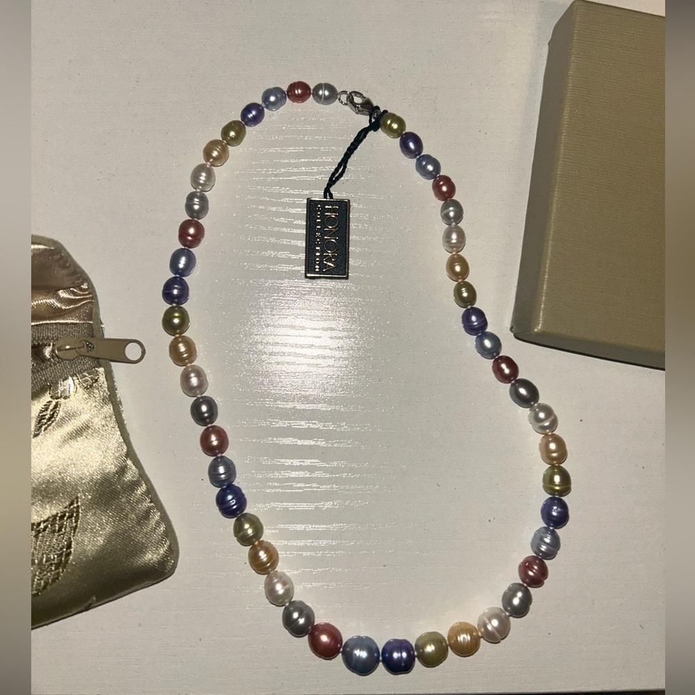 Honora Pastel Color Pearl Necklace